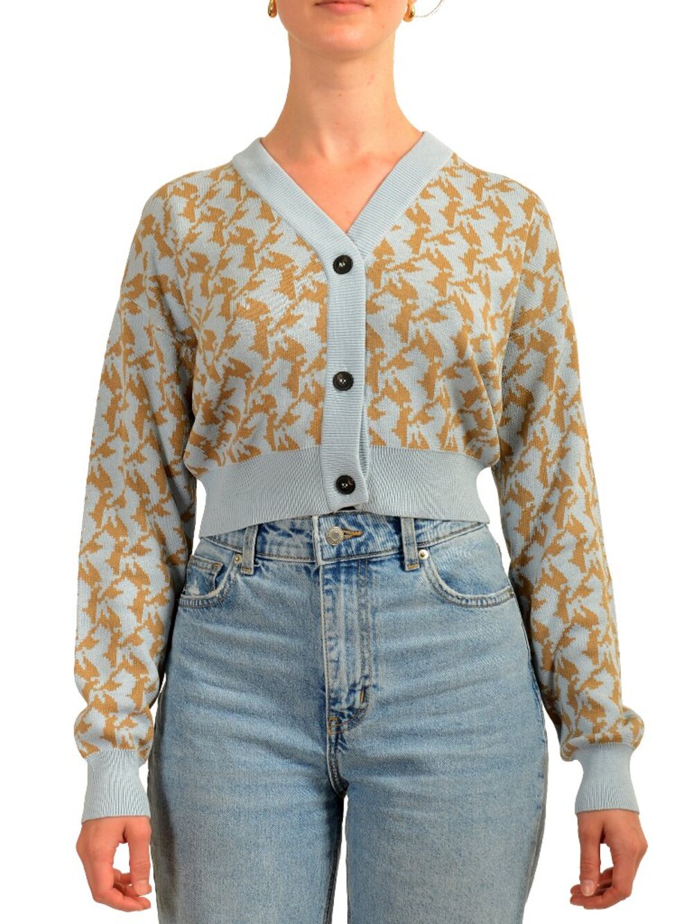 Scuderia Ferrari Women's Organic Cotton & Silk Cardigan Sweater US M IT 42